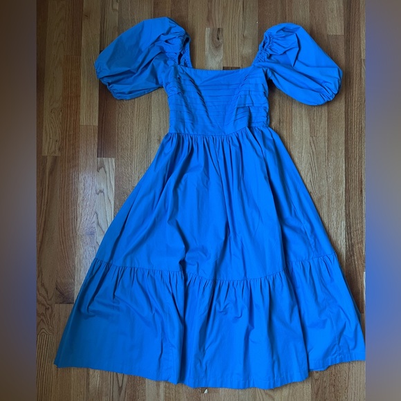 Abercrombie & Fitch Dresses & Skirts - Abercrombie and Fitch Poplin Puff Sleeve Midi Dress